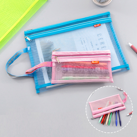 Customization Portable Two-zipper File Bag Promotional Products