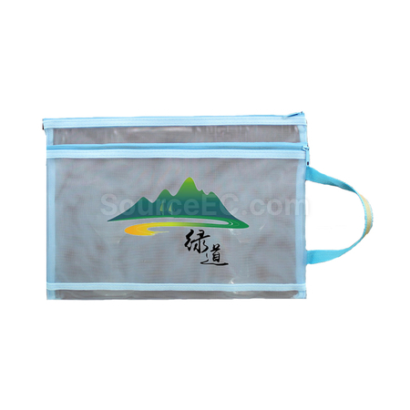 Customization Portable Two-zipper File Bag Promotional Products