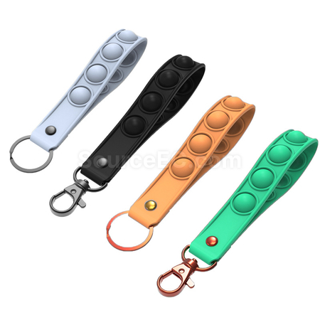 Push Pop Bubble Keychain