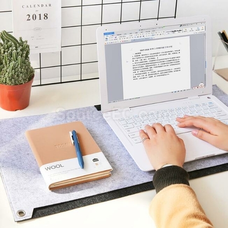 Customization Felt Multifunctional Double Layer Computer Desk Mat Promotional Products