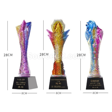 Customization Symphony Crystal Trophy Promotional Products