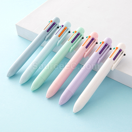Customization Makaron 6 Color Advertising Pen Promotional Products