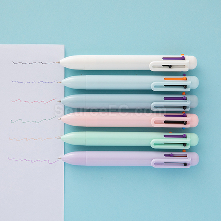 Customization Makaron 6 Color Advertising Pen Promotional Products