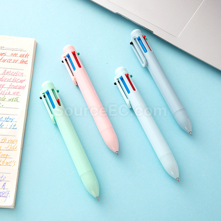 Customization Makaron 6 Color Advertising Pen Promotional Products