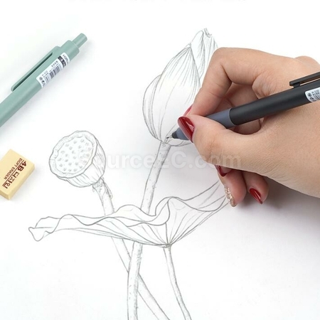 Customization Press-Type Plastic Mechanical Pencil Promotional Products