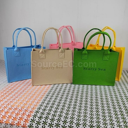 Customization Felt Large Capacity Tote Bag Promotional Products