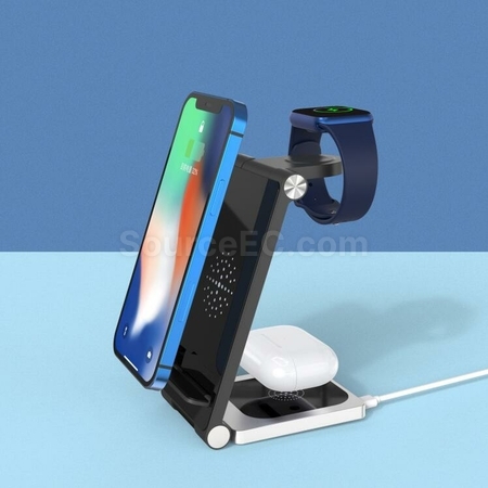 Customization 3-In-1 Wireless Charging Stand Promotional Products