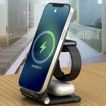 Customization Vertical Mobile Phone Wireless Charging Stand Promotional Products