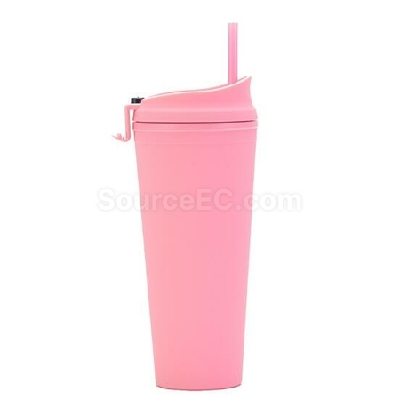 Customization Double-Layer Straw Cup Promotional Products