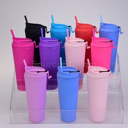 Customization Double-Layer Straw Cup Promotional Products