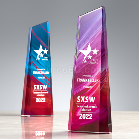 Customization  Symphony Crystal Trophy Promotional Products