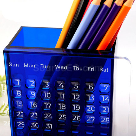 Customization Pen Holder With Calendar Promotional Products
