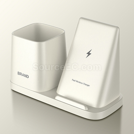 Customization Pen Holder With Wireless Charger Promotional Products