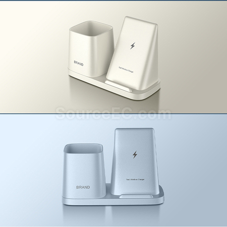 Customization Pen Holder With Wireless Charger Promotional Products