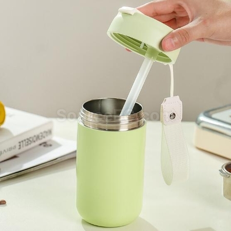 Customization Coffee Cup With Straw Promotional Products