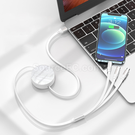 Customization Three-In-One Charging Cable Promotional Products