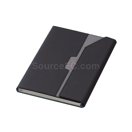 Customization Two-Color Leather Magnetic Notebook Promotional Products