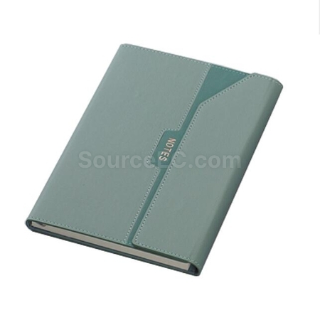 Customization Two-Color Leather Magnetic Notebook Promotional Products
