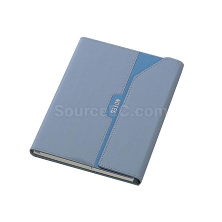 Customization Two-Color Leather Magnetic Notebook Promotional Products