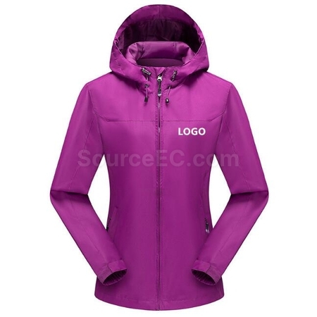 Customization Mountaineering Wind and Rain Hooded Jacket Promotional Products