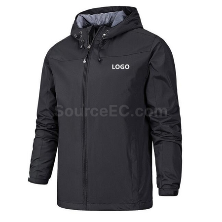 Customization Mountaineering Wind and Rain Hooded Jacket Promotional Products