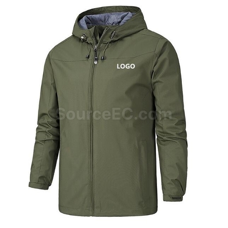 Customization Mountaineering Wind and Rain Hooded Jacket Promotional Products