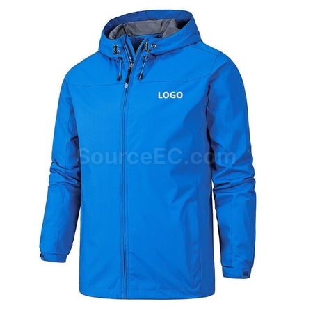 Customization Mountaineering Wind and Rain Hooded Jacket Promotional Products