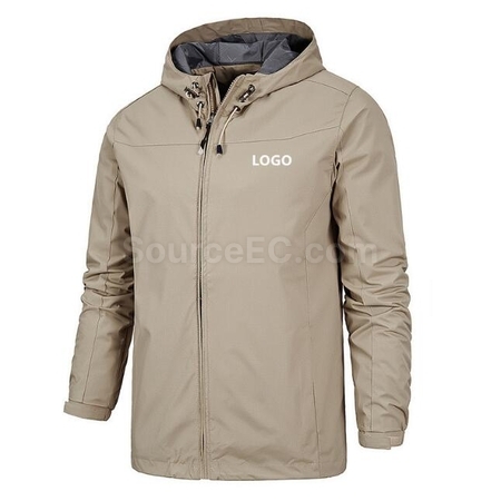 Customization Mountaineering Wind and Rain Hooded Jacket Promotional Products