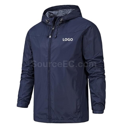 Customization Mountaineering Wind and Rain Hooded Jacket Promotional Products