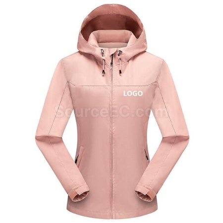 Customization Mountaineering Wind and Rain Hooded Jacket Promotional Products