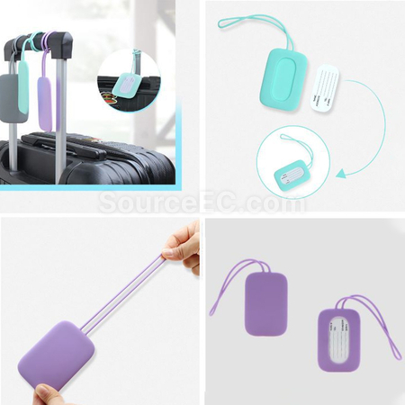 Customization Silicone Luggage Tag Promotional Products