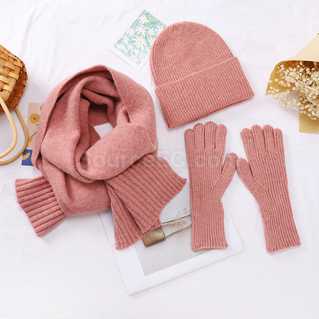 Customization Three-Piece Scarf Gloves Promotional Products