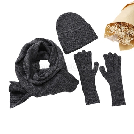 Customization Three-Piece Scarf Gloves Promotional Products