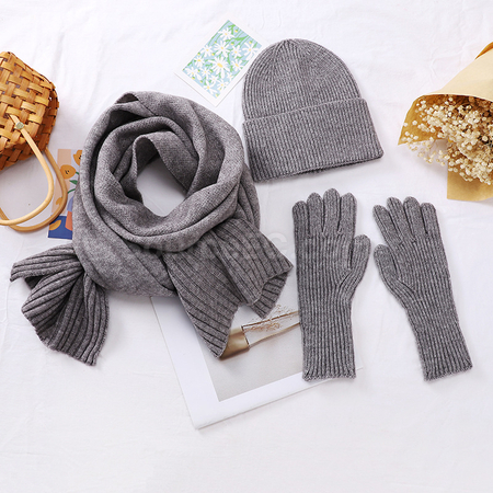 Customization Three-Piece Scarf Gloves Promotional Products