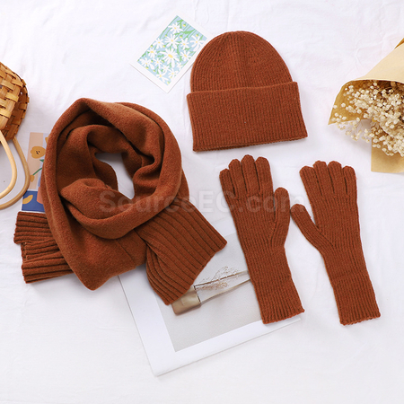 Customization Three-Piece Scarf Gloves Promotional Products