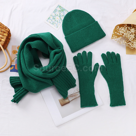 Customization Three-Piece Scarf Gloves Promotional Products