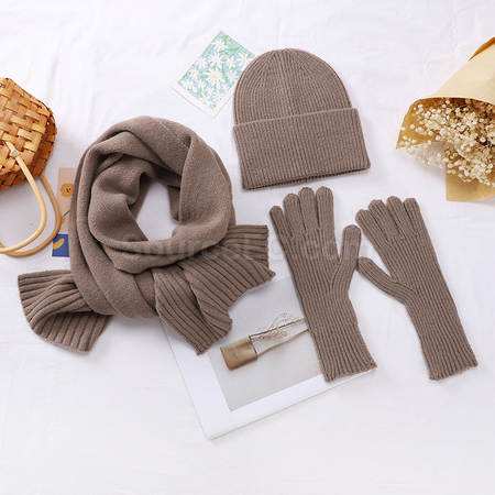 Customization Three-Piece Scarf Gloves Promotional Products