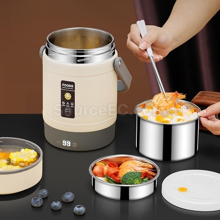 Customization USB Heating 304 Stainless Steel Portable Thermos Pot Promotional Products