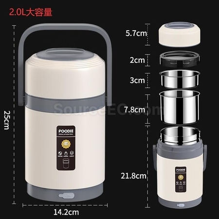 Customization USB Heating 304 Stainless Steel Portable Thermos Pot Promotional Products