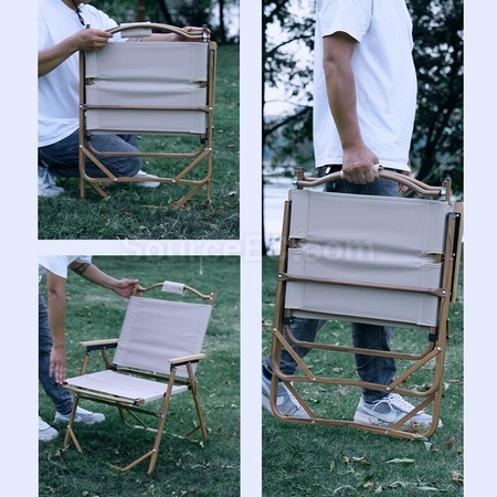 Customization Aluminum Alloy Folding Portable Outdoor Camping Chair Promotional Products