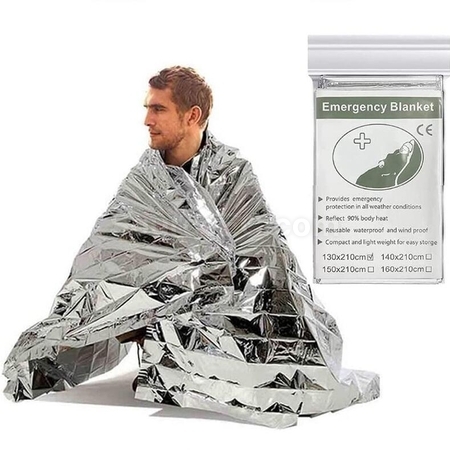 Customization Gold Silver PET First Aid Insulation Blanket Promotional Products