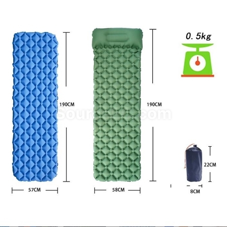 Customization Ultra-light TPU Foot Inflatable Cushion With Pillow Promotional Products