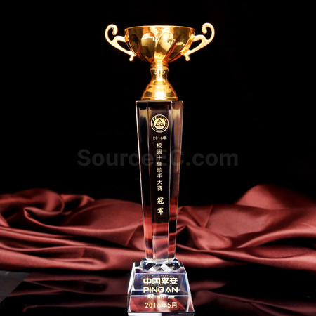 Customization Crystal Trophy Cup Promotional Products