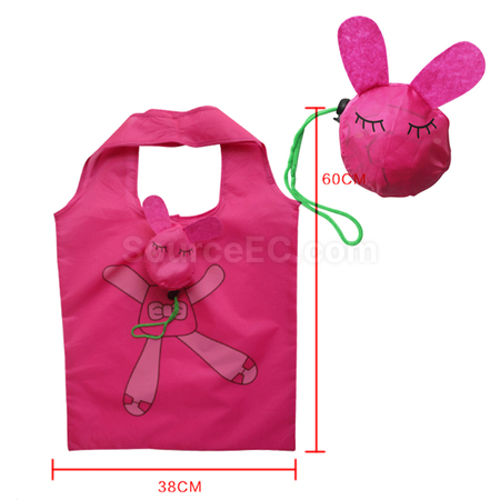 Customization Foldable Rabbit Recycled Bag Promotional Products