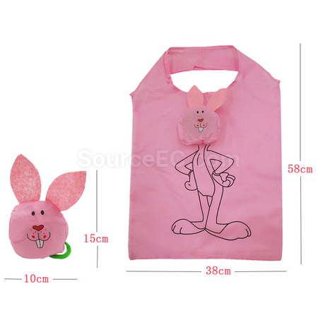 Customization Foldable Rabbit Recycled Bag Promotional Products