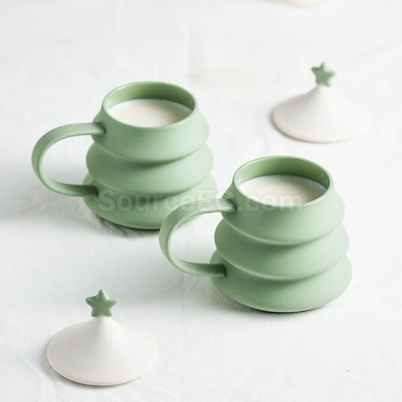 Customization Christmas Tree Ceramic Mug Promotional Products