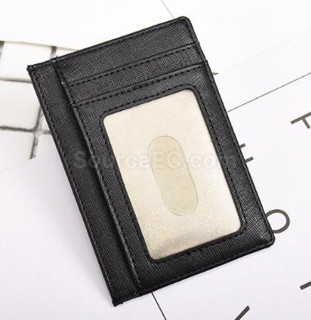 Customization RFID Safe Extra Slim G.Leather Travel Wallet Promotional Products