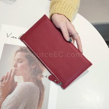 Customization Thin Leather Clutch Promotional Products