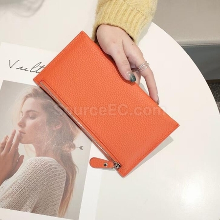 Customization Thin Leather Clutch Promotional Products