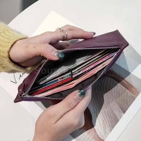 Customization Thin Leather Clutch Promotional Products
